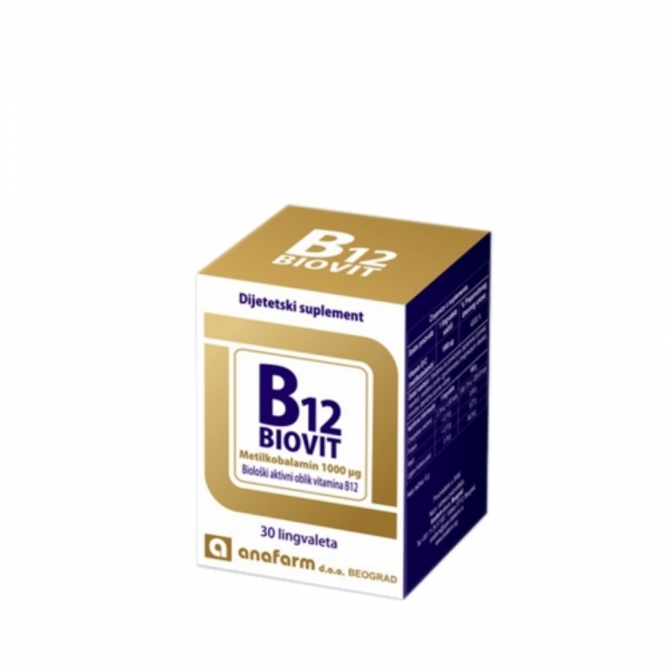 B12 Biovit 30 lingvaleta